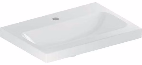 Geberit iCon Light lavabo, 60 cm x 42 cm, avec trou pour robinetterie, sans trop-plein,501841, 501.841.00.6, 501.841.00.6