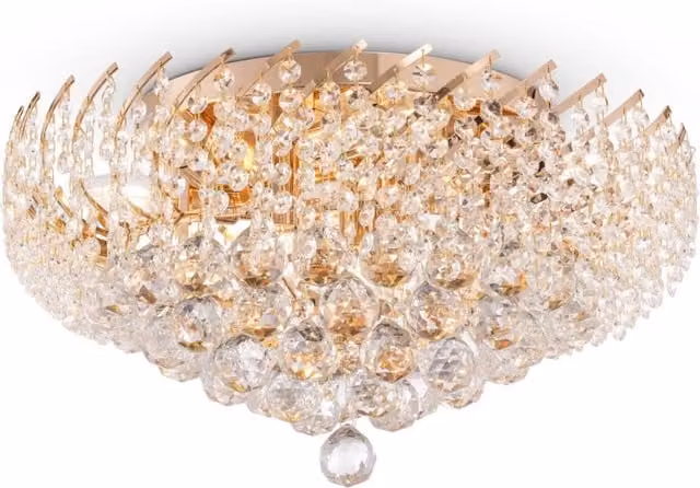Lampadario Karolina cristallo ottone 9 luci Maytoni
