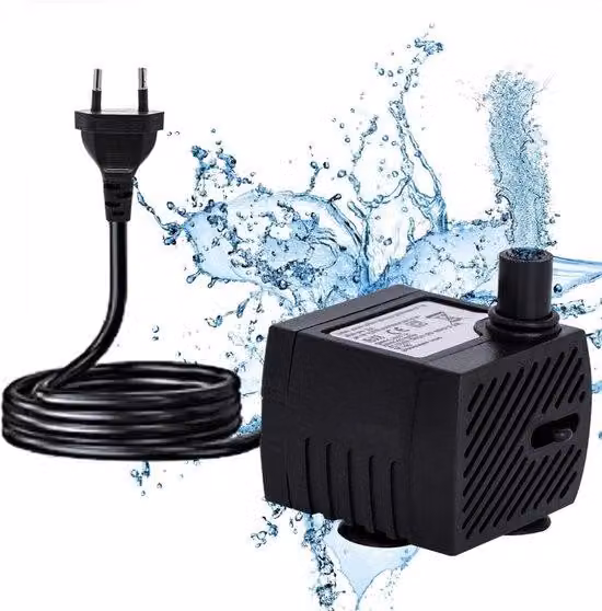 Mini pompe per acquari - Modello Ultrastil - Colore: nero - Doppia pompa - Portata: 200 litri/ora - Adatte per piccoli acquari - Pompa manuale - Materiale: plastica