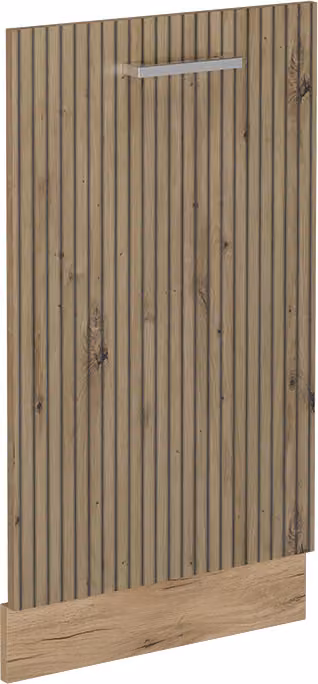 Pannello frontale della lavastoviglie Vicco R-Line Rovere artigianale 45 cm senza piano di lavoro, Model 54621