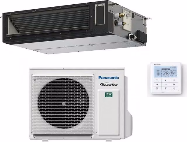 Condizionatore Canalizzato Panasonic PACi NX Standard 18000 BTU con Unità Esterna U-36PZ3E5 e Telecomando CZ-RTC5B Classe Energetica A++