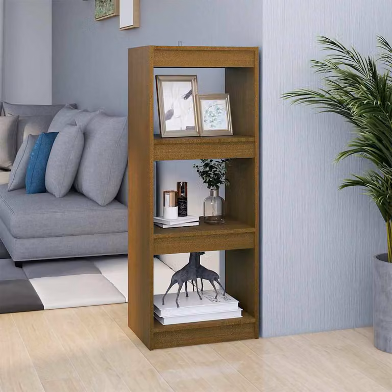Libreria/Divisorio vidaXL in Massello di Pino Colore Ambra L 40 cm, P 30 cm, H 103,5 cm