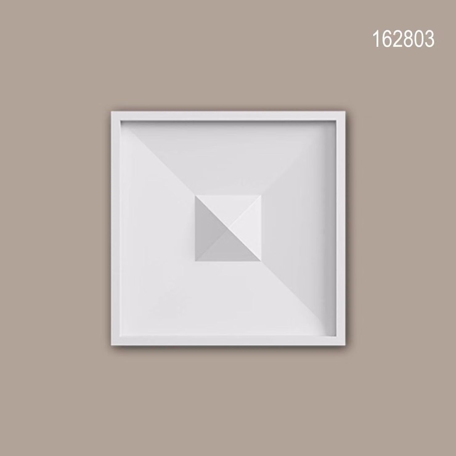 Profhome 162803 Zierelement Dekorelement Stuck Ornament 7,6 x 7,6 cm