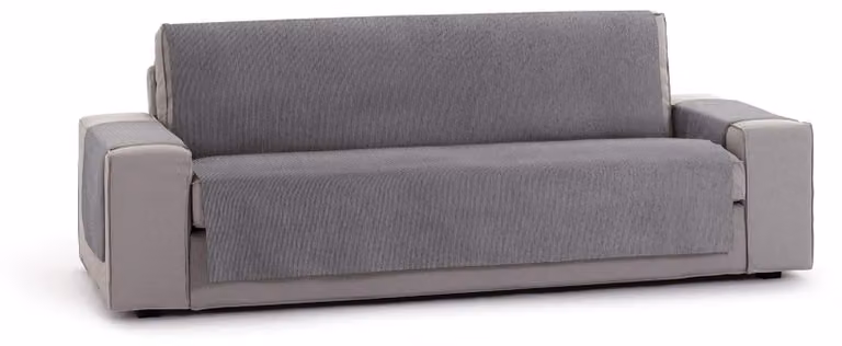 Copertura pratica per divani a tre posti, color grigio scuro