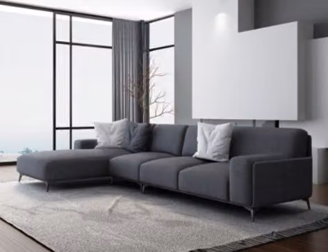 Wohnlandschaft Ecksofa L-Form Couch Sitz Polster Set Garnitur Modern Sofa