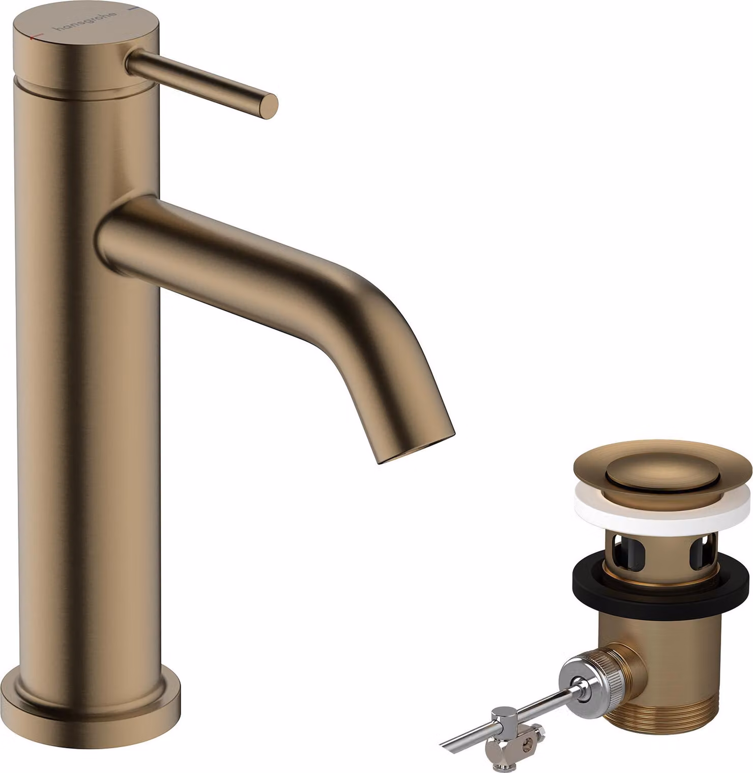 hansgrohe Tecturis S Mitigeur monocommandé pour lavabo 110, saillie 116 mm, 73310140, 73310140
