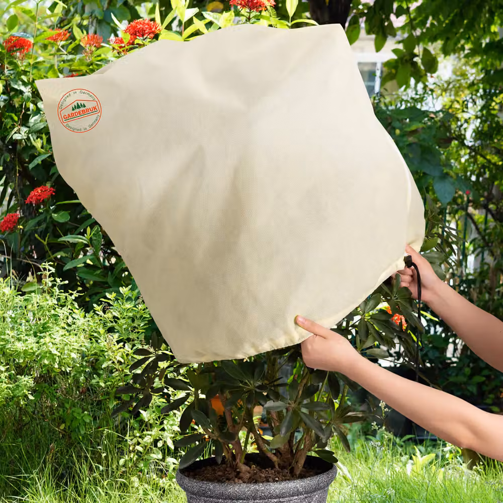 Telo protettivo per piante Gardebruk in poliestere beige L: 240 cm, P: 200 cm – 4