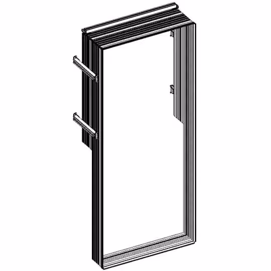 Striebel e John RB38W1G Protezione contro il contatto accidentale per 3/8MWR Accessori per la serie di armadi TriLine 2CPX037028R9999