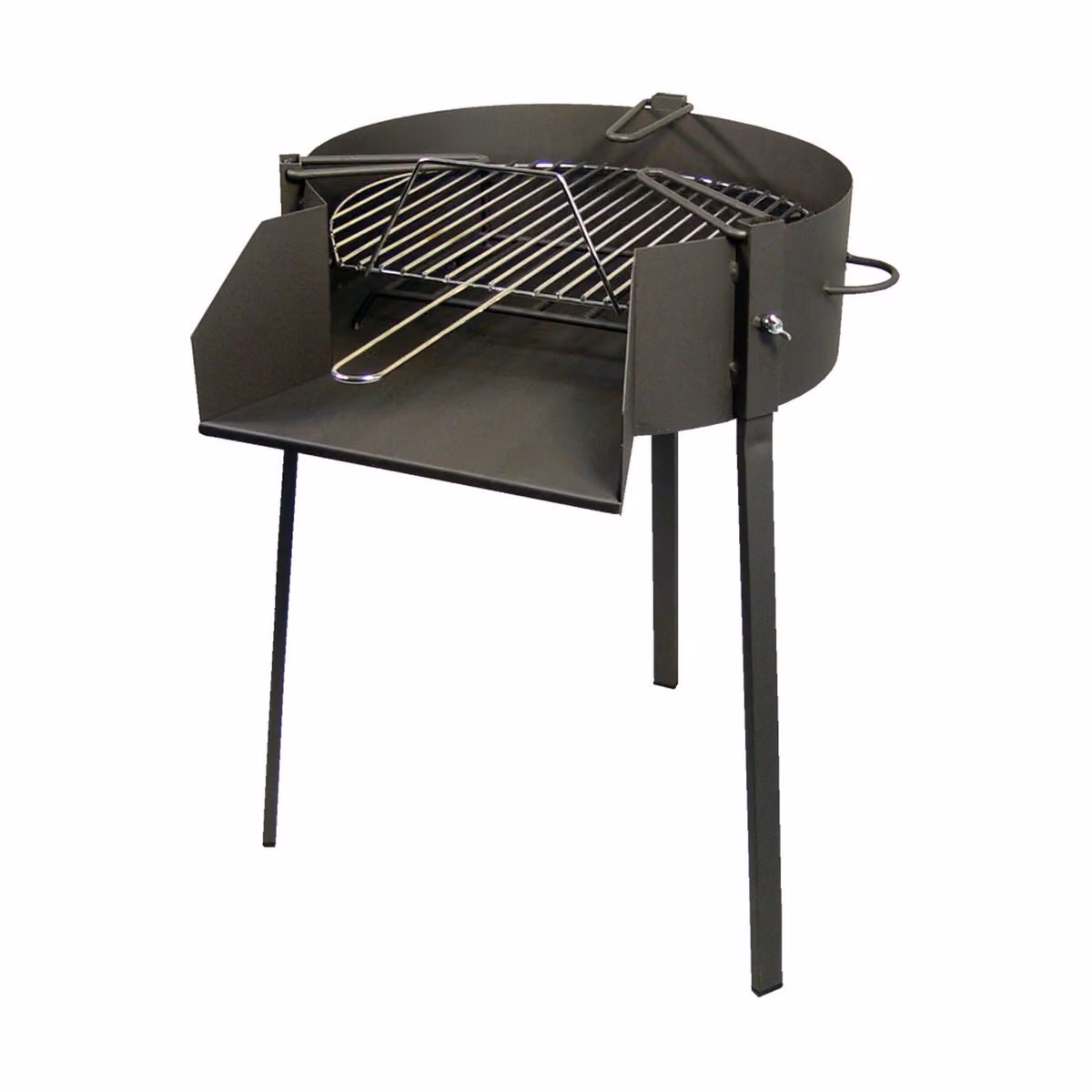 imex el zorro barbecue rotondo con supporto per padella ø50cm
