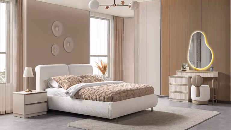 Comodino Bett 2x, mobiletto da comodino, camera da letto, stile moderno, colore bianco, nuovo