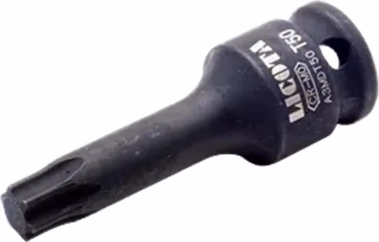 Chiave Torx T45, dado 3/8" Cr-Mo, prolunga T45