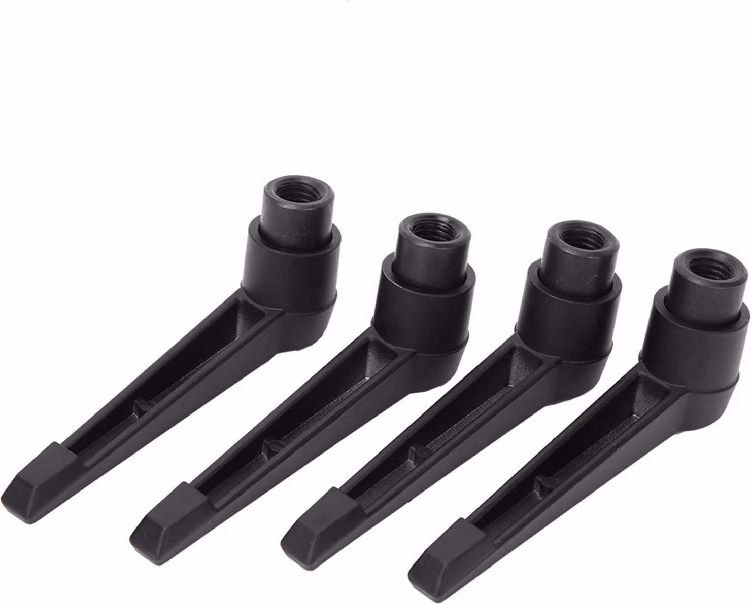 4 manopole in metallo, maniglia di fissaggio regolabile, filettatura interna M5 (50 mm)