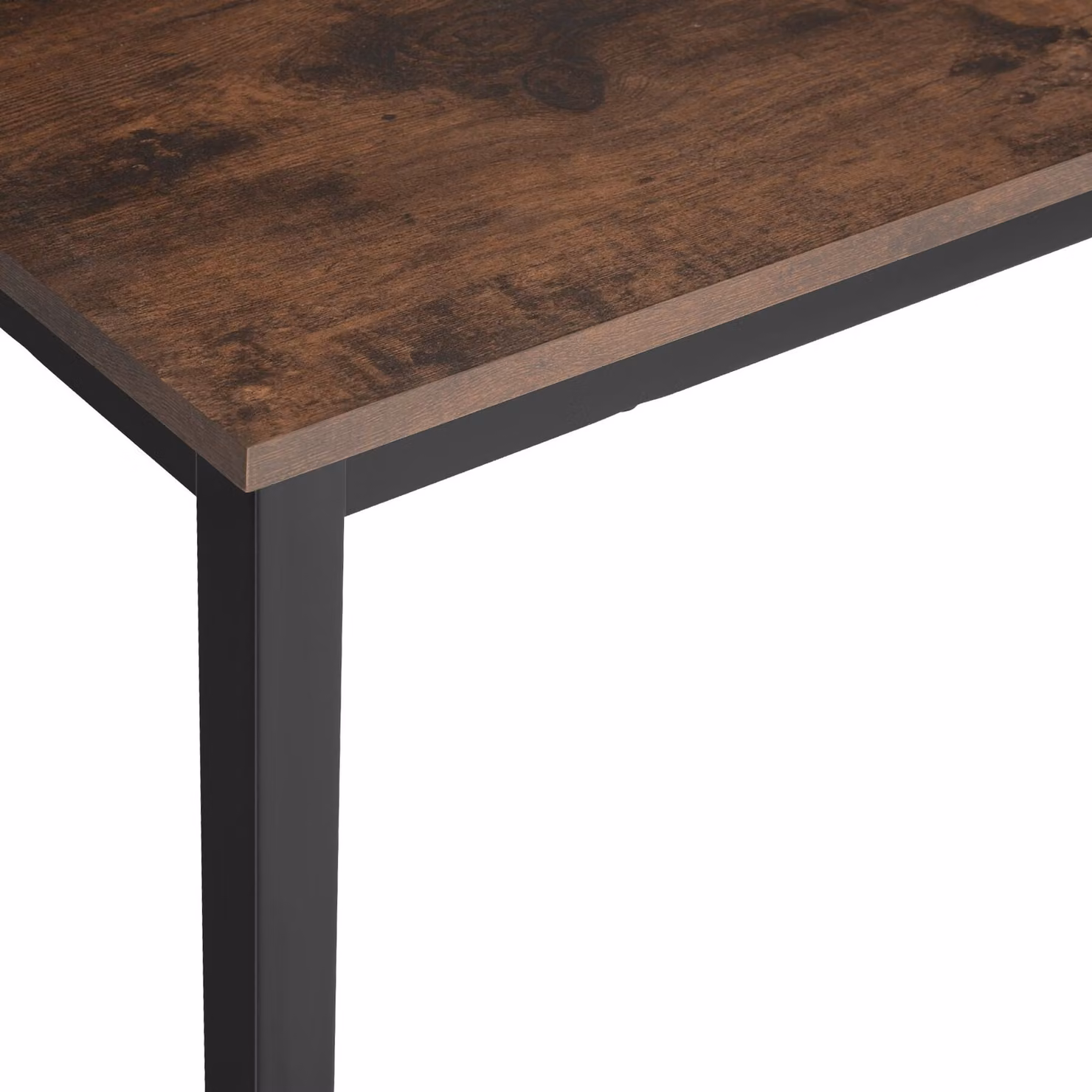 Scrivania da scrittura TecTake GmbH in stile industriale, colore marrone, L: 120 cm, P: 60 cm, H: 75,5 cm – 3