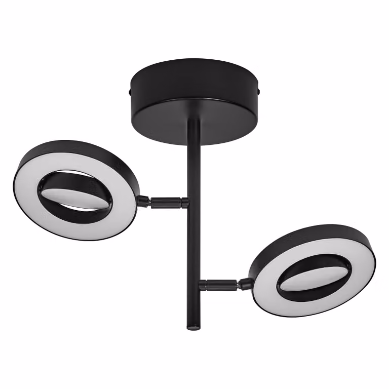 LEDVANCE DECOR SPOT SATURN, 21W, 465lm, nero, faretto, teste orientabili, versatile, faretto per interni, regolazione della temperatura di colore a 3 livelli, custodia di alta qualità