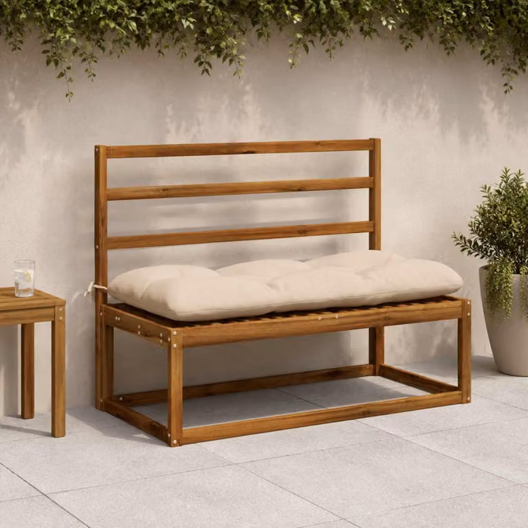 Cuscino per panchina vidaXL VIANEN beige in poliestere con fodera rimovibile e resistente ai raggi UV