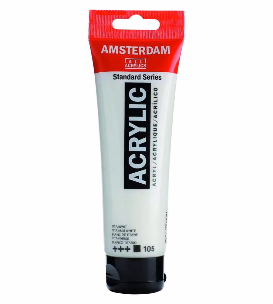Amsterdam Acrylic 120 ml Bianco Titanio