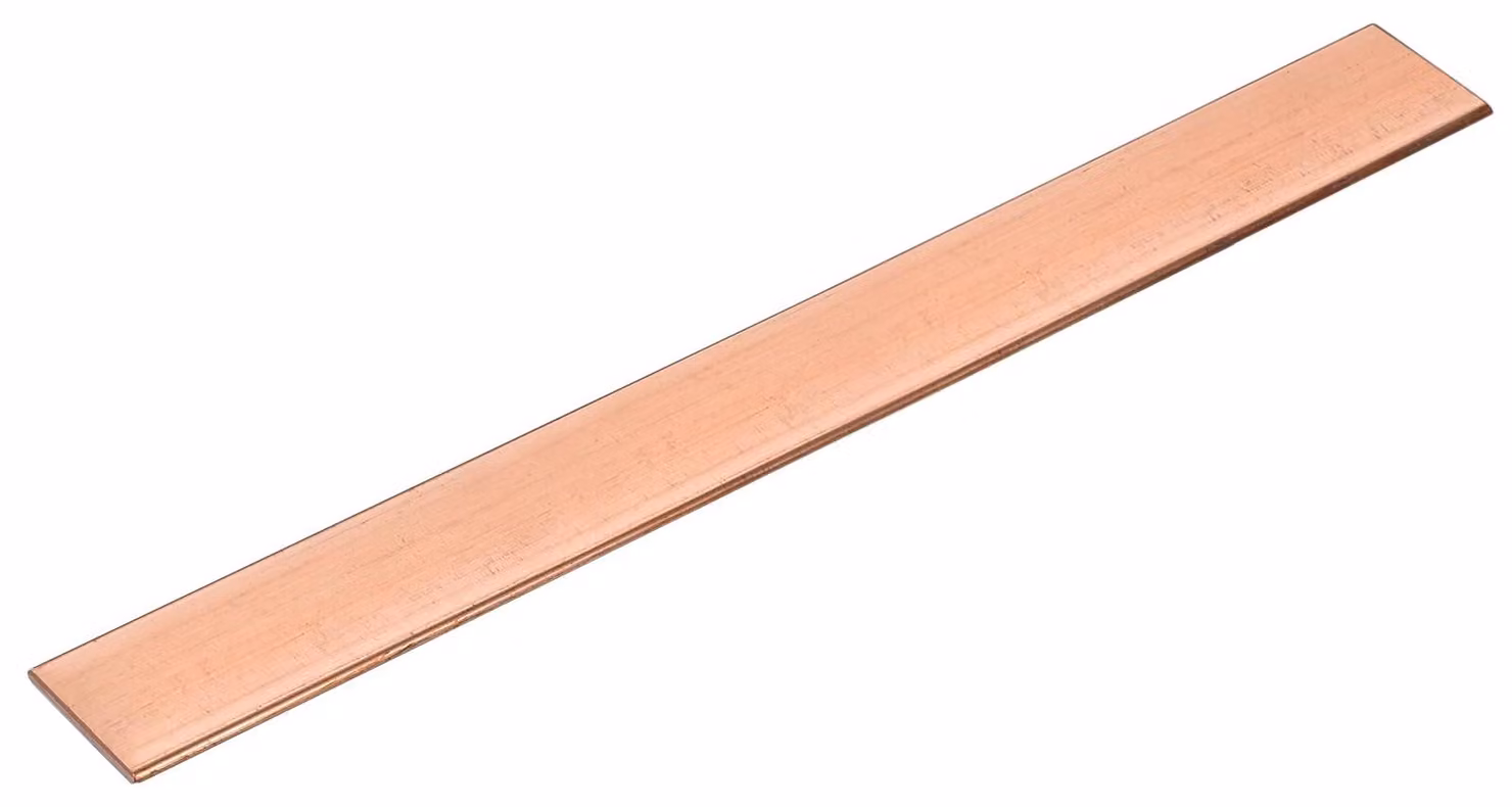 Barra piatta in rame, dimensioni 3x30x250 mm, purezza 99,99%, per cavi elettrici
