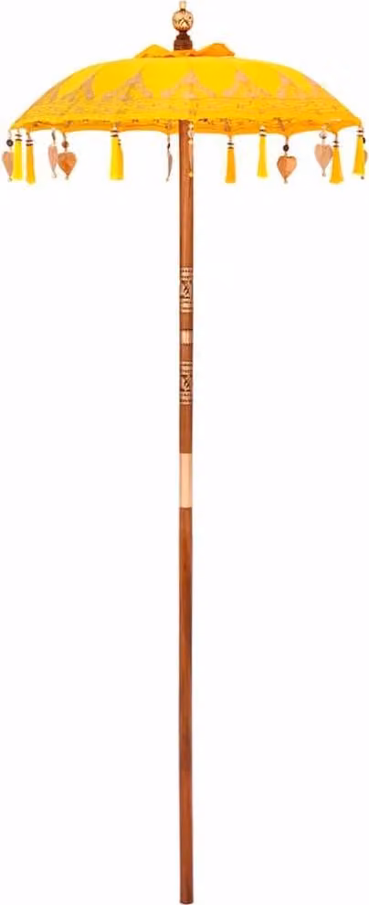 Ombrellone balinese giallo (90-100) x 260 cm