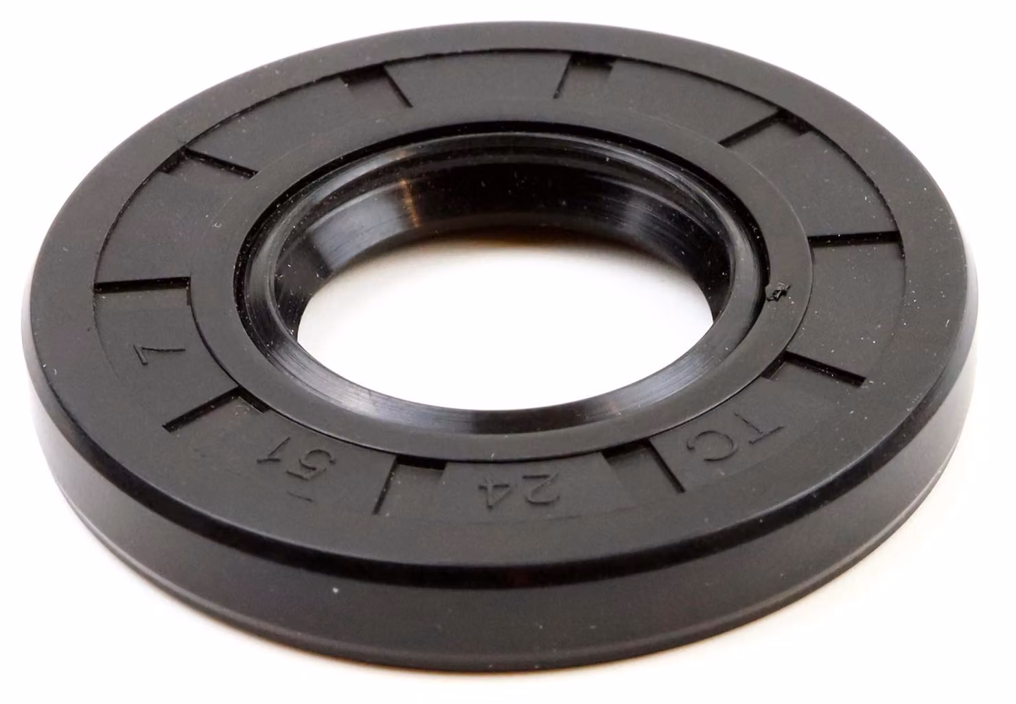 Guarnizione radiale per albero, dimensioni 24x51x7 mm, materiale NBR70, conforme alla norma DIN 3760