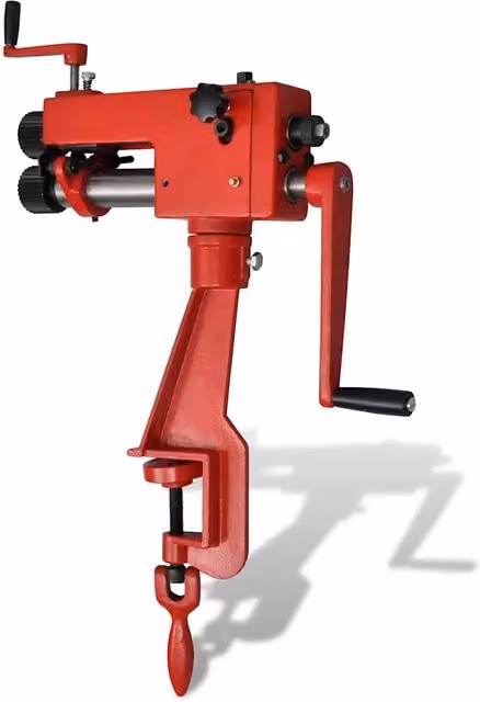 Piegatrice Tubi Manuale vidaXL in Ghisa, Colore Rosso – 1