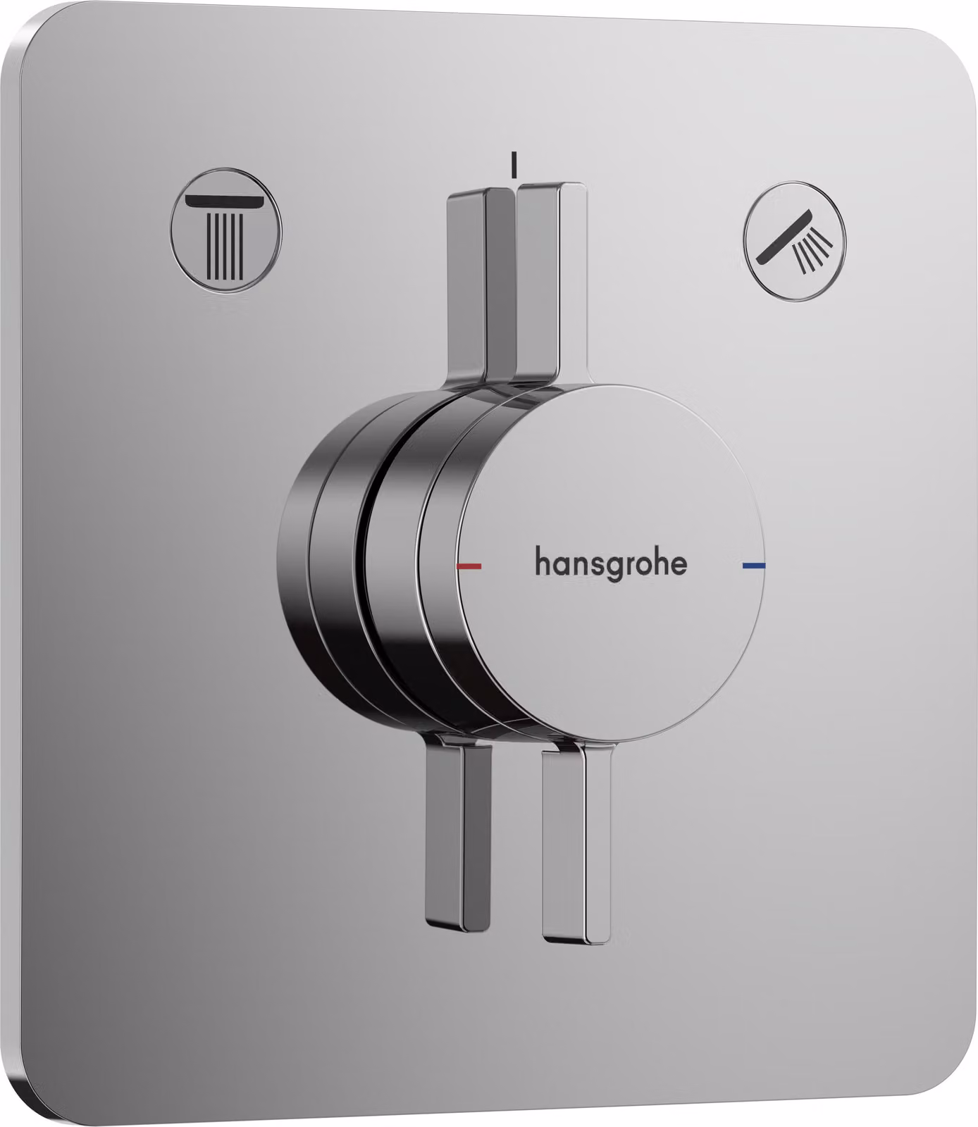 Miscelatore hansgrohe DuoTurn Q da incasso cromato, 2 utenze, 1 pz.