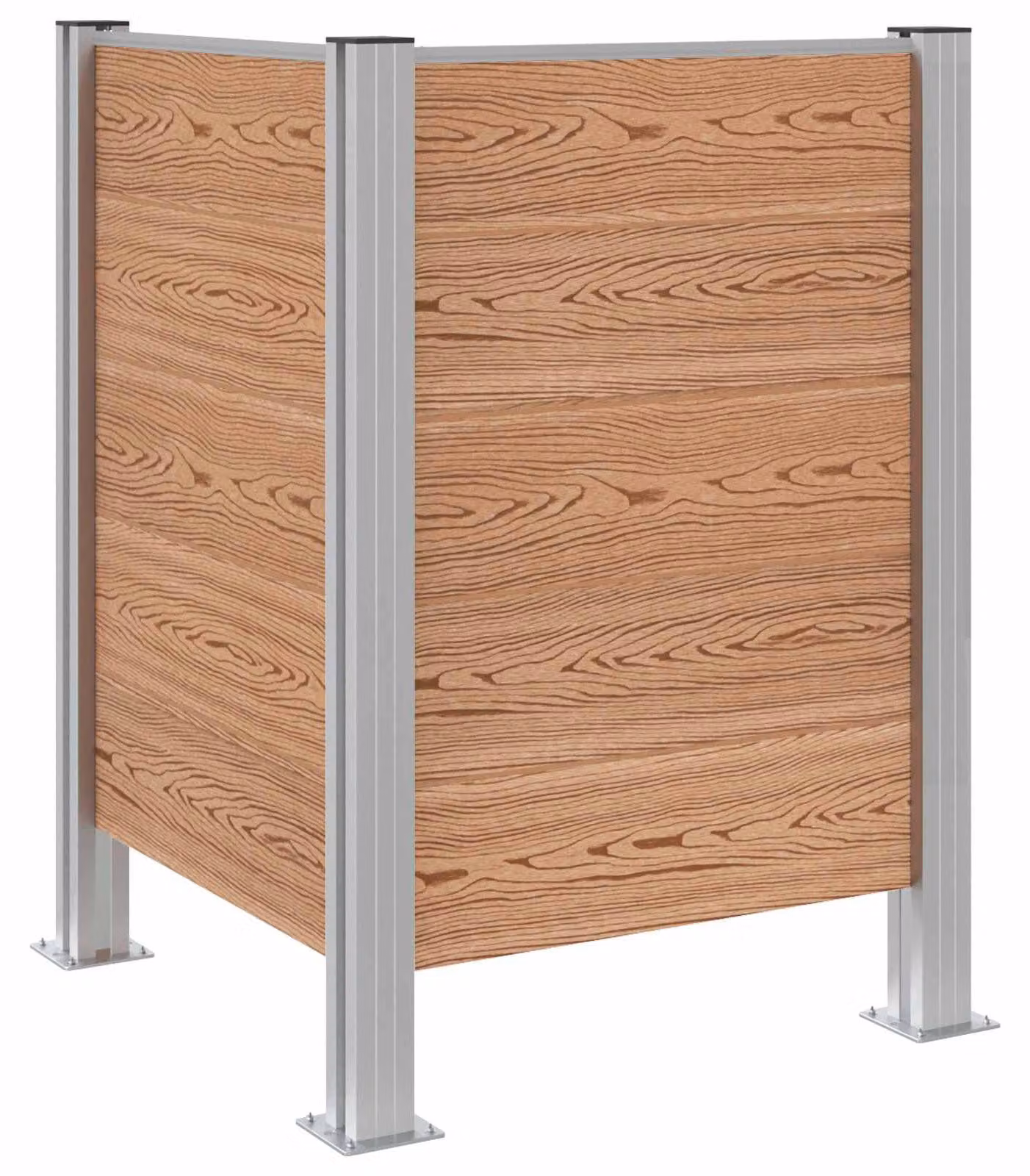 Recinzione Contenitore per Rifiuti Marrone 85 x 85 x 115 cm