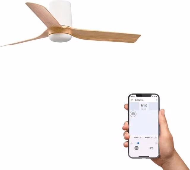 MINI PUNT TUB S Ventilatore bianco/acero TUYA