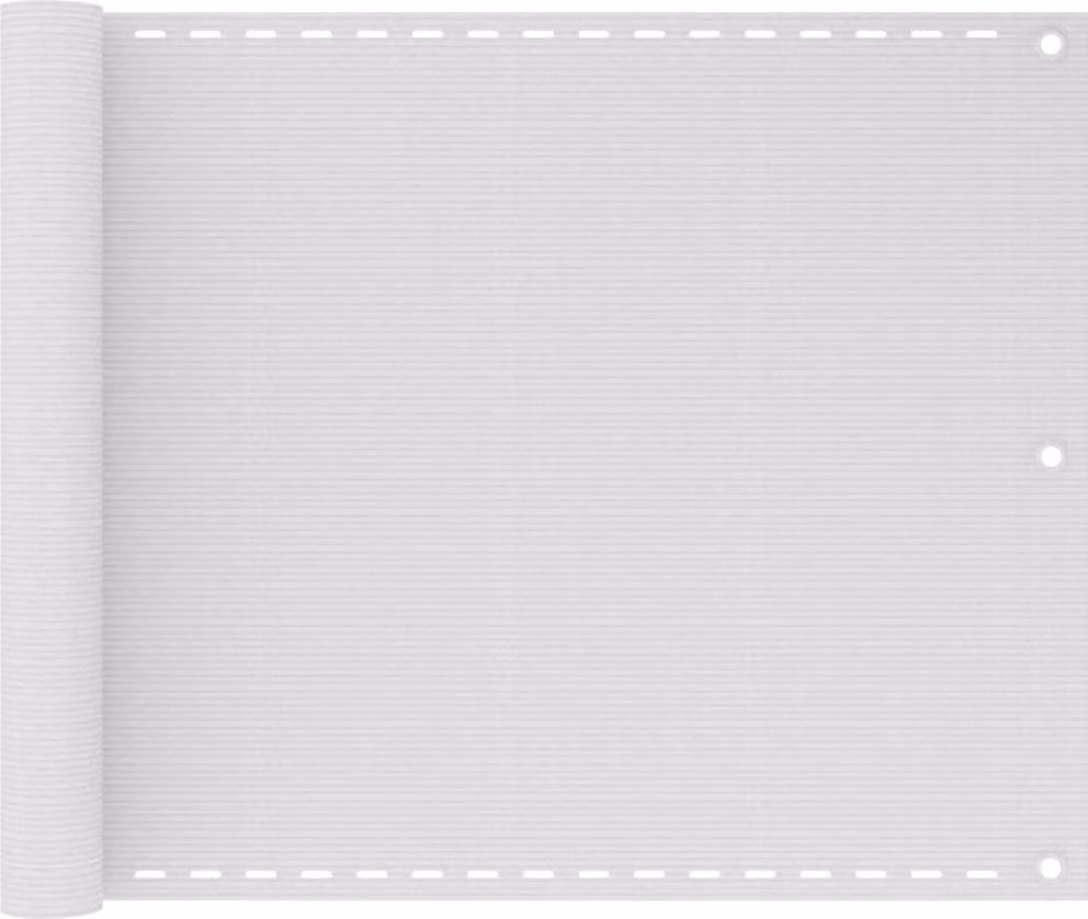 Living Store, pannello divisorio per balcone, HDPE, 75x400 cm, bianco