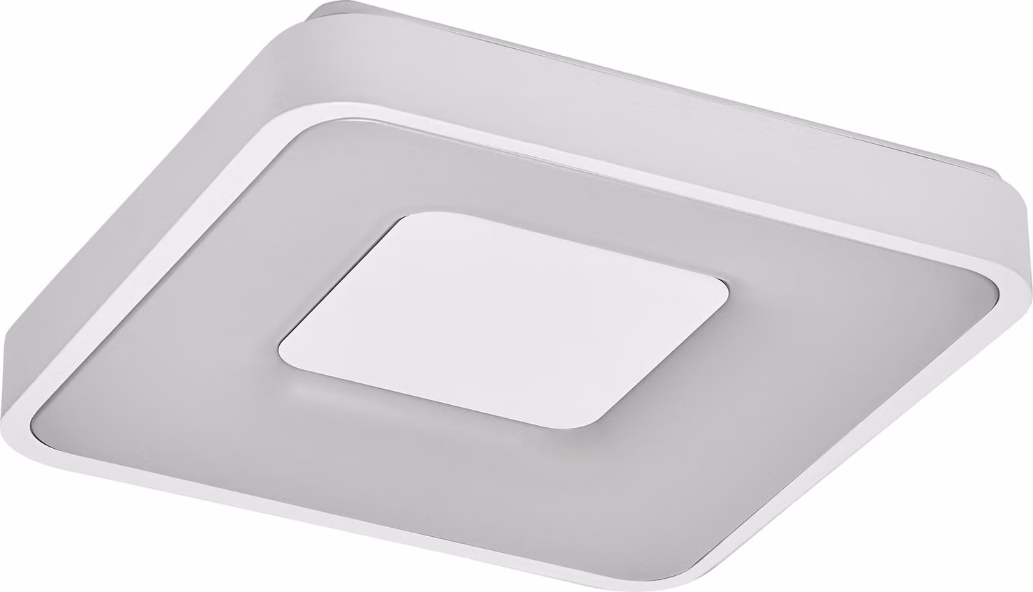 OSRAM Orbis Piana Lampada da soffitto a LED 380 mm, 24 W, 3000 K bianco caldo, Click-DIM, bianco, metallo, IP20