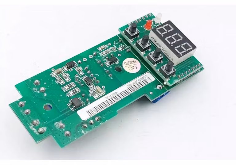 sCHEDA ELETTRONICA #8 CON DISPLAY PER SALDATRICE PER TUBI DEDRA DED7516