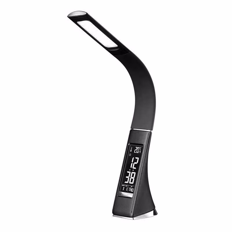 Solight Lampada da tavolo a LED 6W con display nero WO46-B