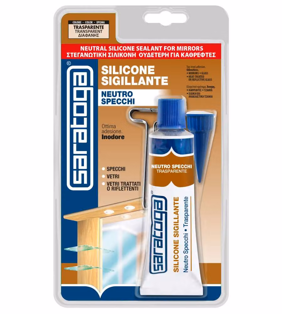 Silicone Sigillante Neutro Specchi trasparente 60 ml