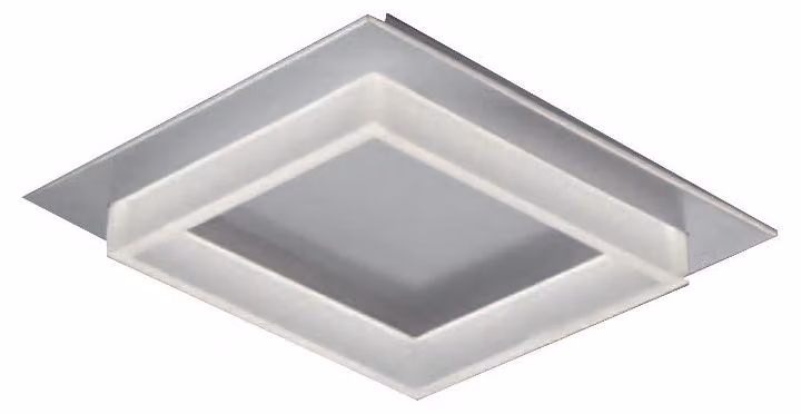 Plafoniera LED Square I 65cm argento