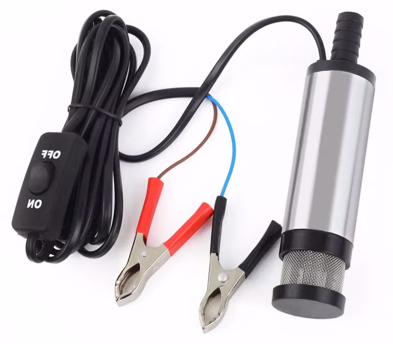 Mini pompa sommergibile da 36 mm per il pompaggio di gasolio, acqua, olio e altro – adatta per piscine o acquari – 12 V