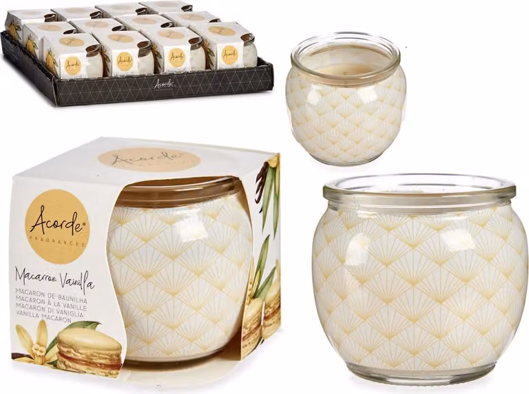 Set di 12 candele profumate in vetro - Vanilla Maracoon