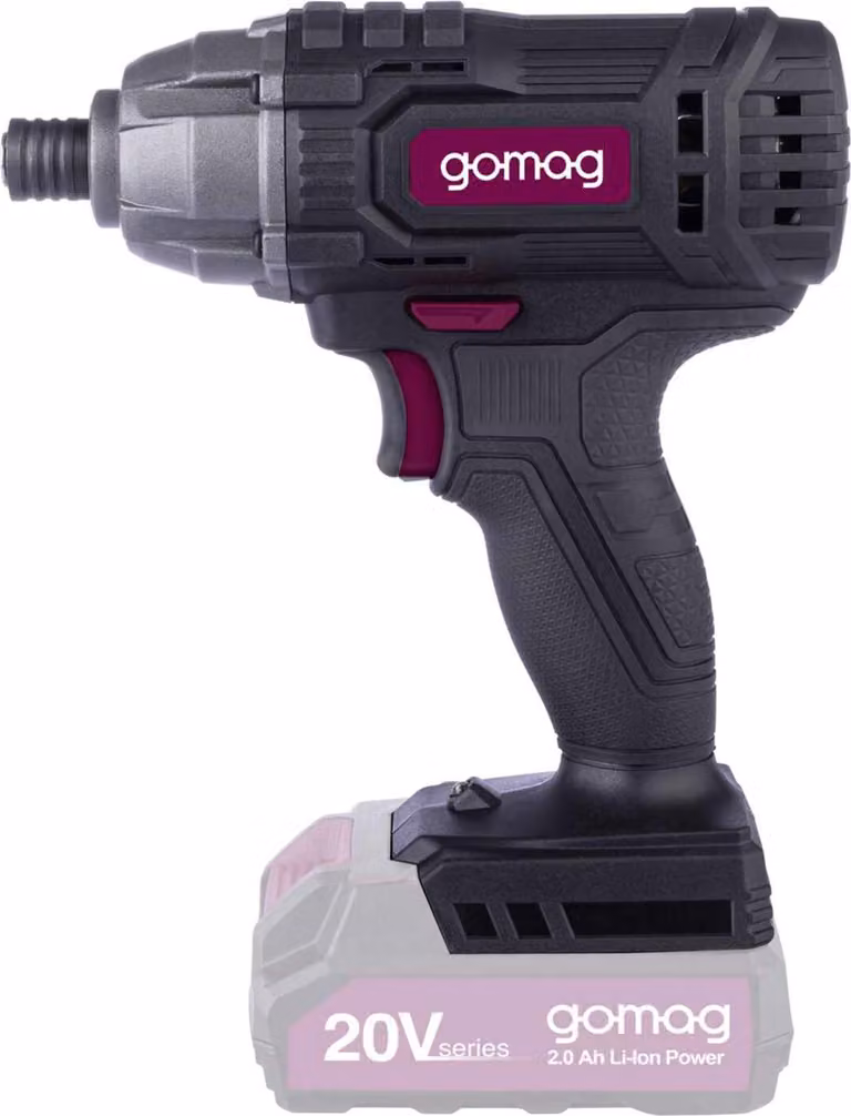 Avvitatore a batteria Gomag GO-SCS180 20 V 180 Nm di coppia 2,0 Ah Starter Kit