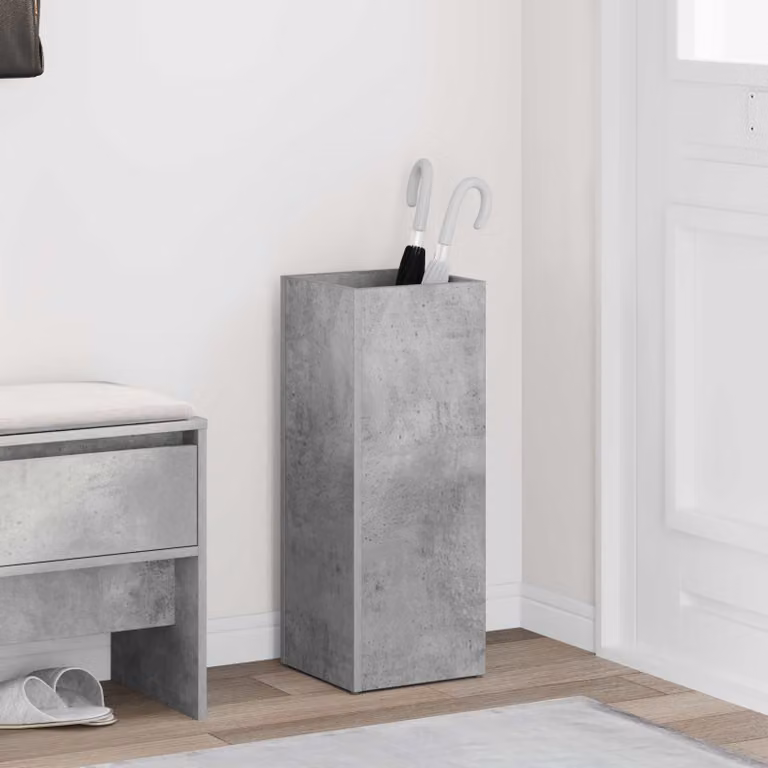 vidaXL Supporto per Ombrellone Grigio cemento L/P/H: 25 x 24,5 x 64 cm