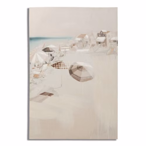 Quadri Moderni STAMPA DIPINTA BEACH -B- CM 80X3X120 Mauro Ferretti