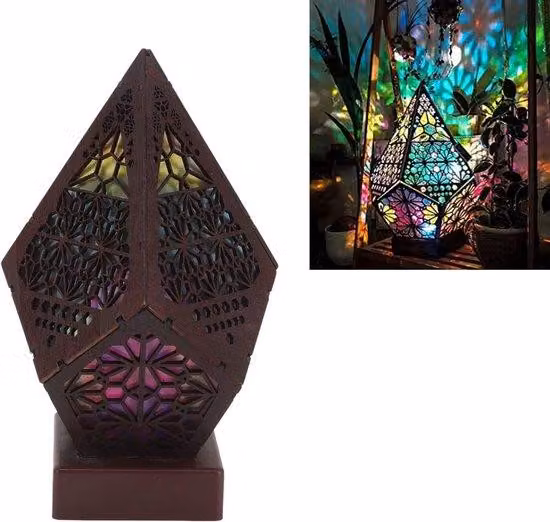 Lampada notturna LED colorata Polar Star per giardino