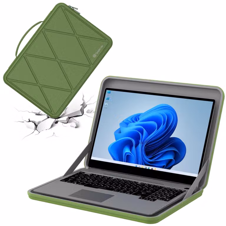 Solidchoice - Custodia protettiva robusta da 14 pollici per laptop, ideale per l'uso in ambito educativo e professionale