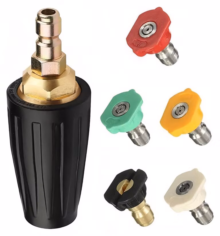 Ugello turbo rotante per idropulitrice, con connettore rapido da 1/4" - 276 BAR, 1,8 GPM