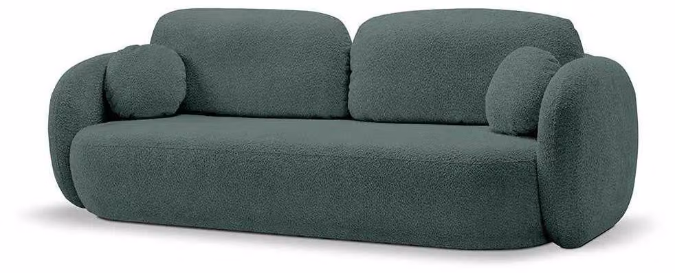 Divano letto Olemo, finitura "Waldtiefe" (profondità della foresta)