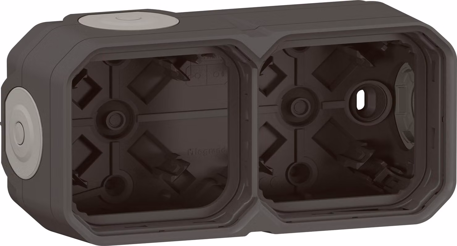 Legrand Plexo NEW custodia a 2 vie 069602L orizzontale e verticale antracite 1 (069602L)