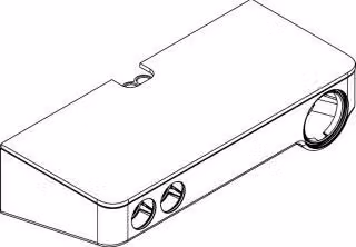 Cofano esterno 92164400 Esterno, tubo doccia 2 bianco/cromo bianco/cromo