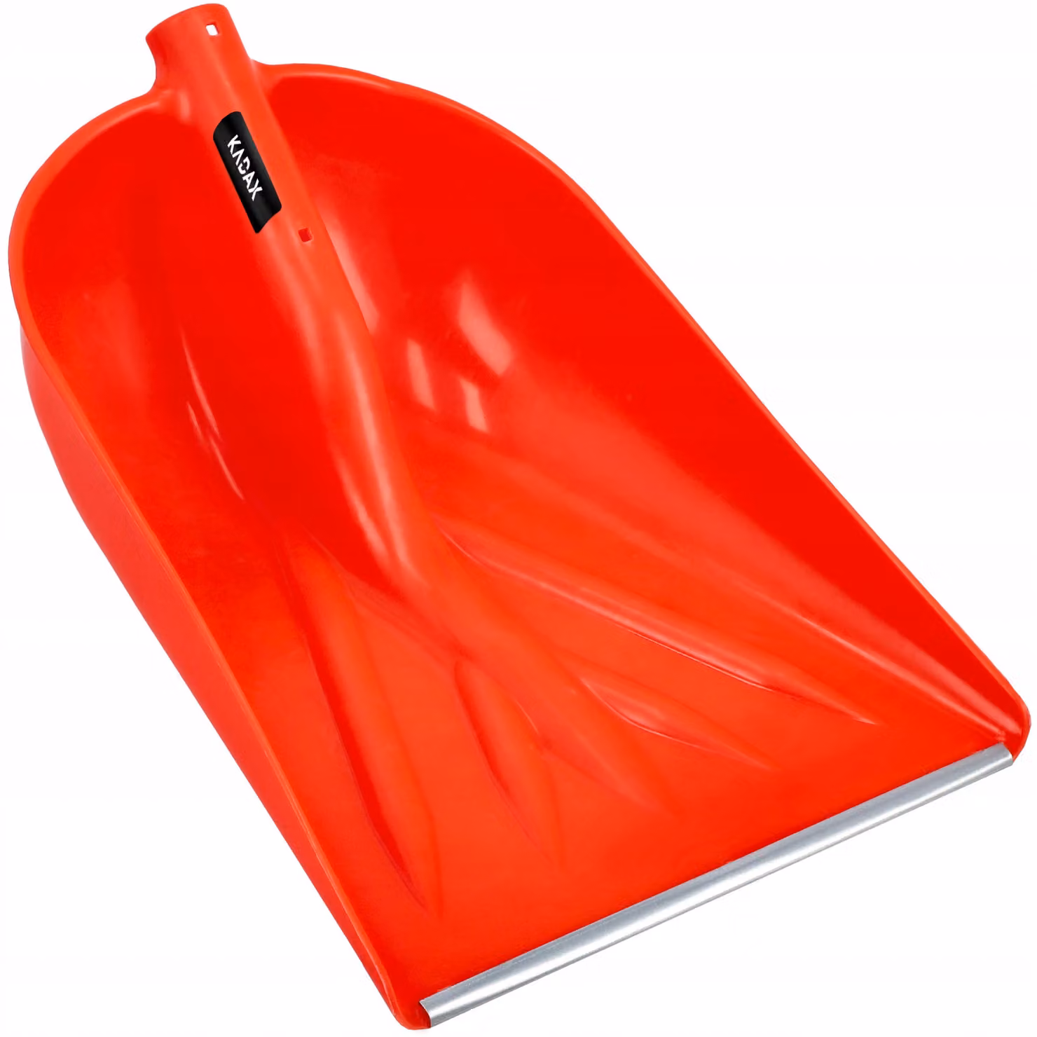 KADAX Pala da neve di colore arancione, pala da neve senza manico, pala da neve
