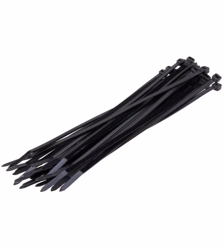 100 Fascette nere 4,8 x 350 mm