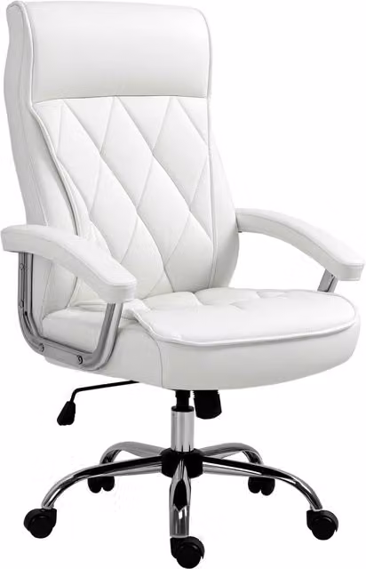 Sedia da ufficio ergonomica ¨C Minimal ¨C regolabile in altezza, bianco