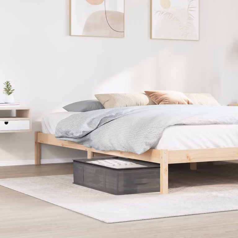 Set di 6 scatole di stoccaggio pieghevoli con finestra trasparente vidaXL, colore grigio antracite, ideale per camera da letto e soggiorno