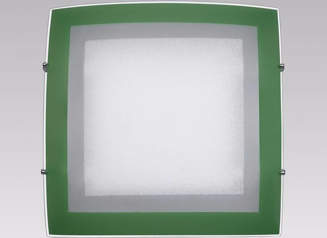 Plafoniera ARCADA CEILING 1xE27/40W, 31x31, verde, dimmerabile
