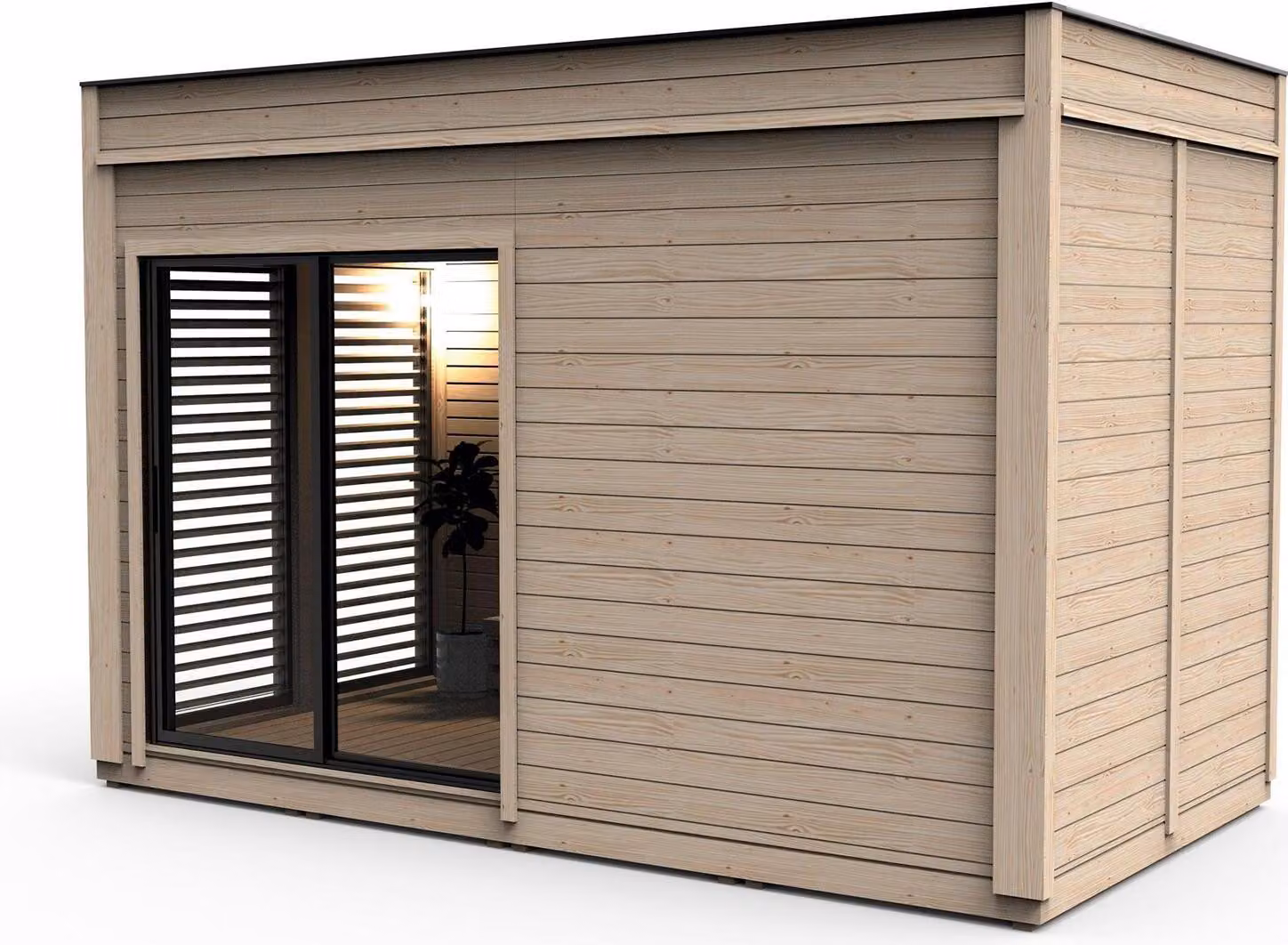 Sauna Holz Trockensauna Woodpro Garten Holzsauna Outdoor Saunas Häuschen